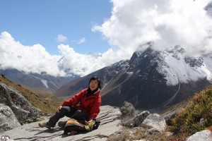 After Climbing A 300 Meters Slope