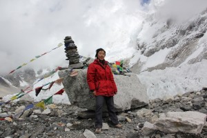 Here am I, Everest Base Camp