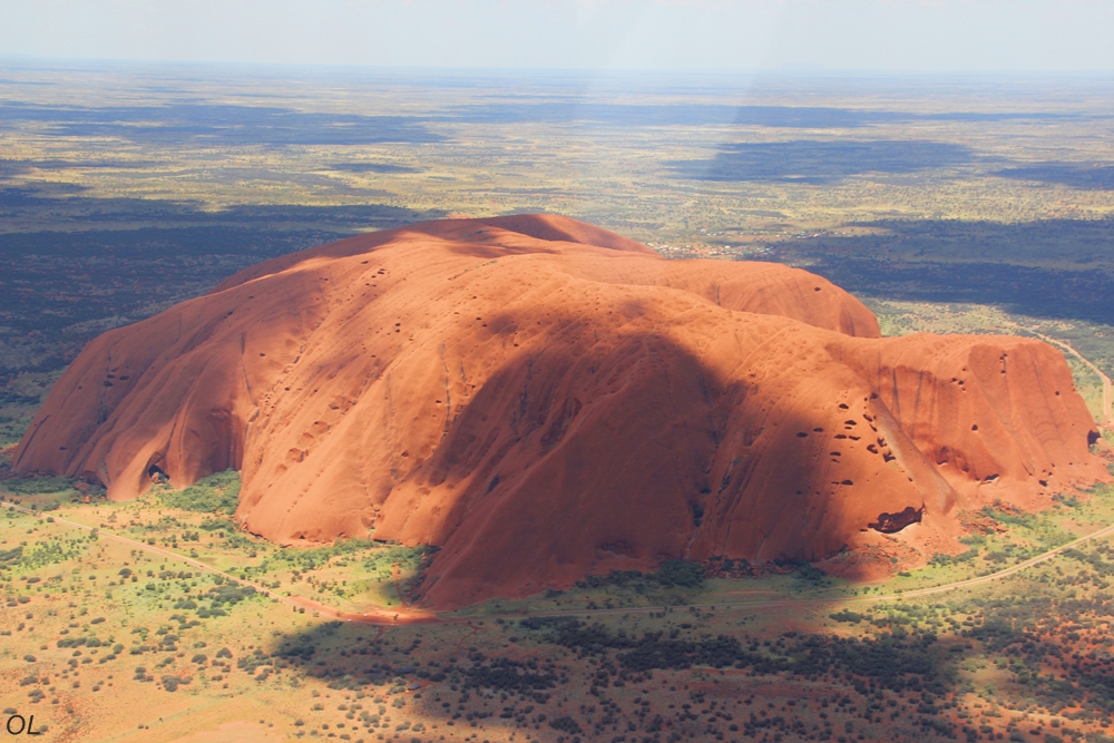 A Red Pearl In The Desert A Red Pearl In The Desert - Ayers Rock