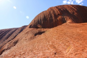A closer look to the Ayers Rock A closer look to the Ayers Rock
